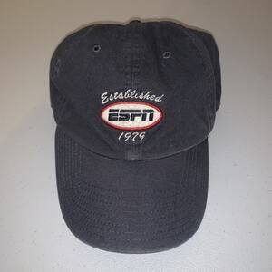 Vintage Y2K ESPN Established 1979 Strapback Baseball Cap Hat